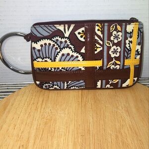 Vera Bradley Slate Bloom Bangle Bracelet Wristlet Bag